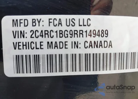 2024 Chrysler Pacifica Touring L from USA, damaged, VIN 2C4RC1BG9RR149489